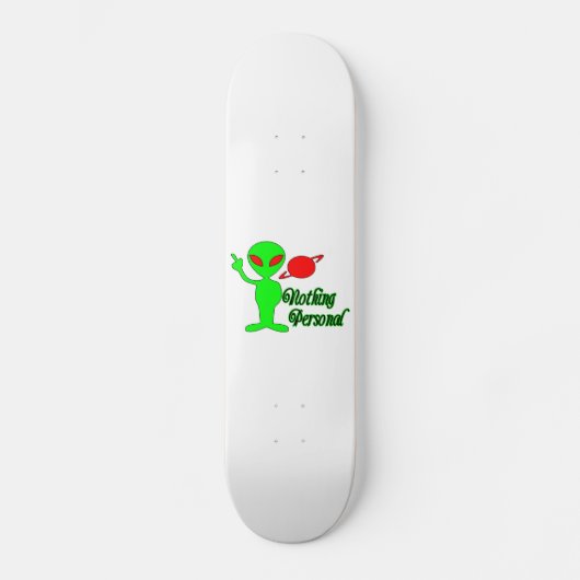 Keine persönliche Alien Skateboard (Vorderseite)