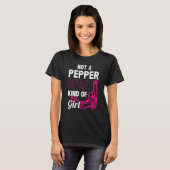 Keine Pfefferspray, keine Girl-Weapon-Waffe Ammo T-Shirt (Vorne ganz)