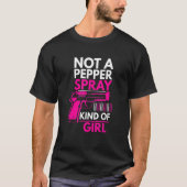 Keine Pfefferspray, keine Girl-Weapon-Waffe Ammo W T-Shirt (Vorderseite)