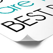 Keine Pflanzen sind die besten Pflanzen Poster (Ecke)