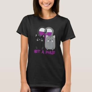 Keine Phase Katzen Asexualität Ace Pride Lgbtq T-Shirt