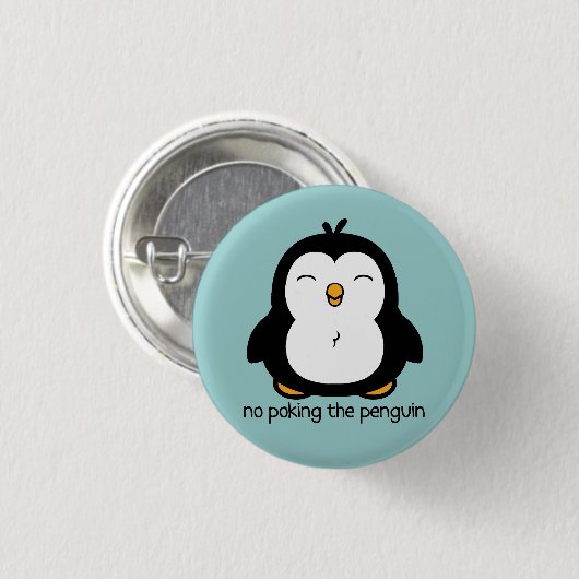 Keine Pinguine Button (Vorne & Hinten)