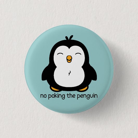 Keine Pinguine Button (Vorderseite)