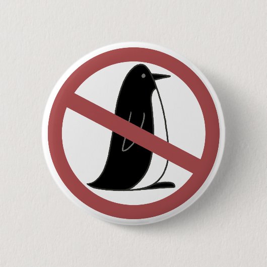Keine Pinguine Button (Vorderseite)