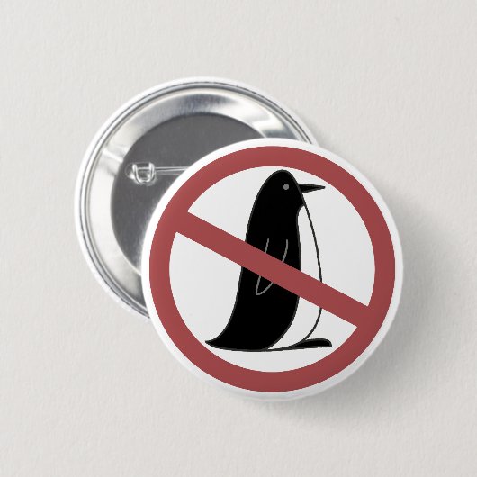 Keine Pinguine Button (Vorne & Hinten)