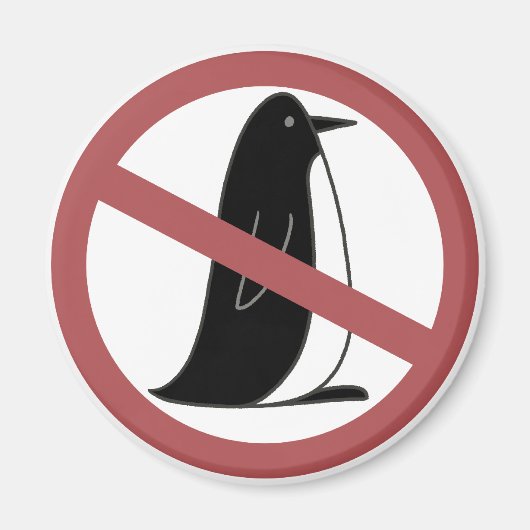 Keine Pinguine Magnet (Vorne)