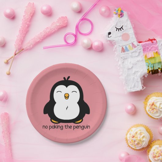 Keine Pinguine Pappteller (Party)