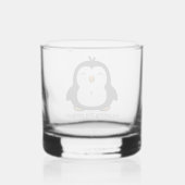 Keine Pinguine Whiskyglas (Rückseite)