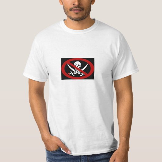 Keine Piraten T-Shirt (Vorderseite)