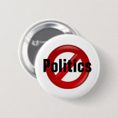 Keine Politik Button (Vorne & Hinten)