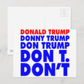 Keine Postkarte (Vorne/Hinten)