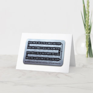 Keine PPP-Menopause mehr Grußkartenvorlage Karte