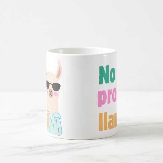 keine Prob-Lama-Tasse Kaffeetasse (Mittel)