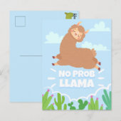 Keine ProbLlama Postkarte (Vorne/Hinten)