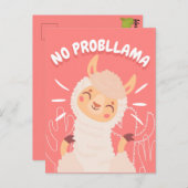 Keine ProbLlama Postkarte (Vorne/Hinten)