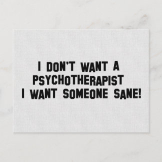 Keine Psychos! Postkarte