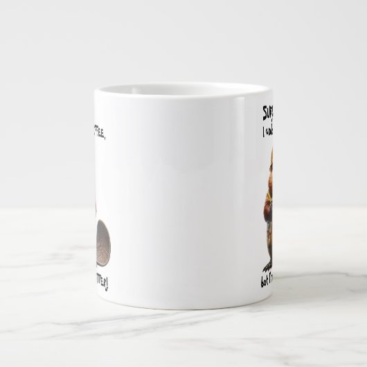 Keine Quittung Jumbo-Tasse (Vorderseite)