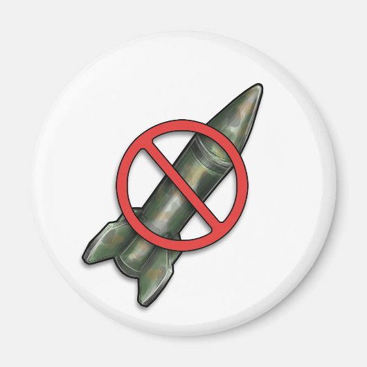 KEINE Raketen Magnet (Vorne)