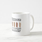 Keine Rassismus-Tasse Kaffeetasse (VorderseiteRechts)