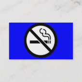 Keine Raucher-Visitenkarte Visitenkarte (Rückseite)