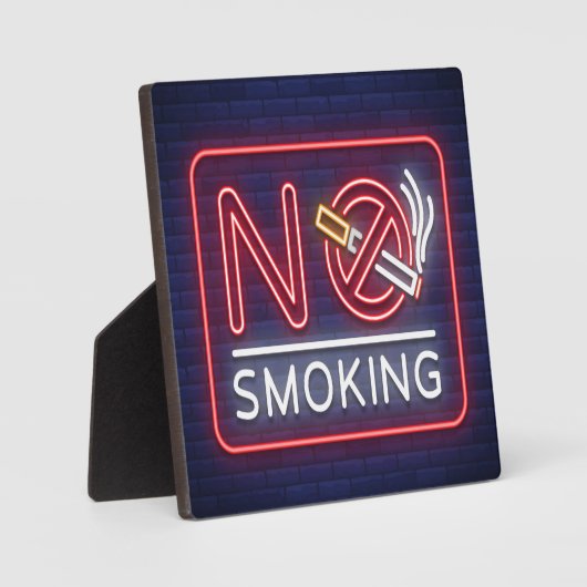 KEINE RAUCHERPLATTE FOTOPLATTE (Vorderseite)