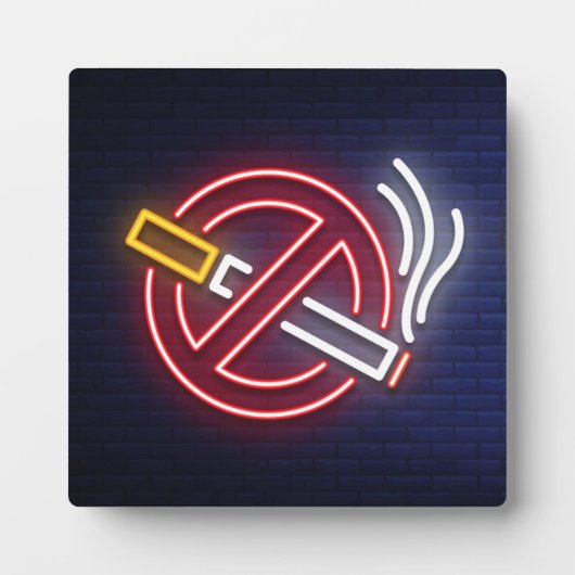 KEINE RAUCHERPLATTE FOTOPLATTE (Vorderseite)