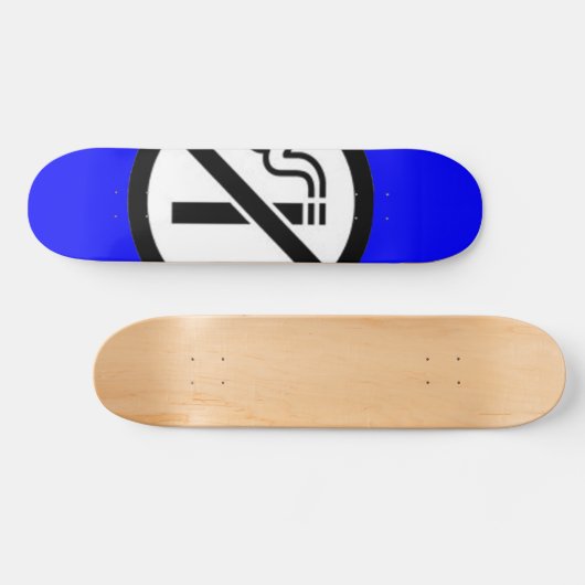 Keine Rauchmelder Skateboard (Horizontal)