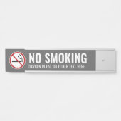 Keine Rauchwarnung Sauerstoff in Gebrauch Türschild (Vorderseite )