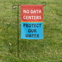 KEINE RECHENZENTREN SCHÜTZEN UNSER WASSER Protest