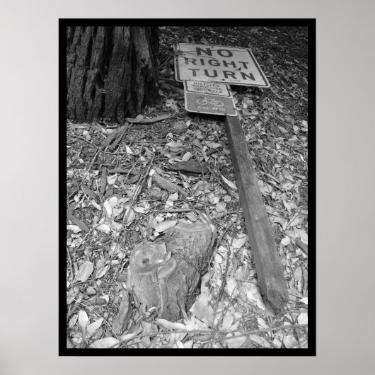 keine Rechtskurve Poster (Vorne)