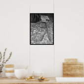 keine Rechtskurve Poster (Küche)