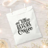 Keine Rede vor Kaffee. Geschenktütchen (Ausgeschnitten)