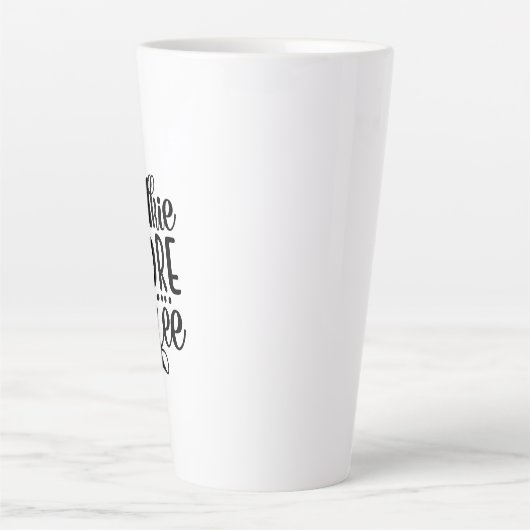 Keine Rede vor Kaffee. Milchtasse (Vorderseite)