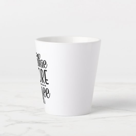 Keine Rede vor Kaffee. Milchtasse (Vorderseite)