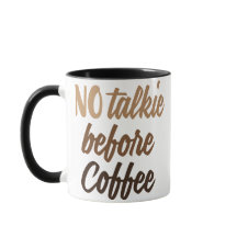 KEINE Rede vor Kaffee