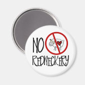 Keine Redneckerie! Funny Redneck Sheep Magnet (Vorderseite/Rückseite)