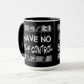 Keine Regalkontrolle Tasse (Vorderseite Links)