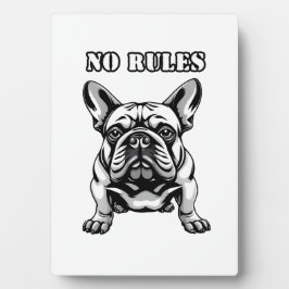 Keine Regeln Fotoplatte