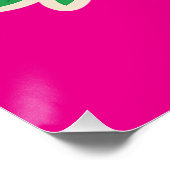 Keine Regeln nur für Vibes - Neon Gradient Kawaii- Poster (Ecke)