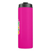 Keine Regeln nur für Vibes - Neon Gradient Kawaii- Thermosbecher (Vorderseite)