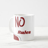 Keine Regeln Socken Kaffeetasse (Vorderseite Links)