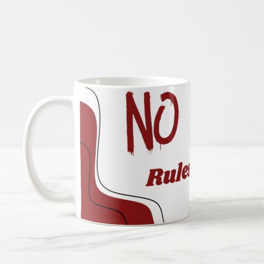 Keine Regeln Socken Kaffeetasse (Links)