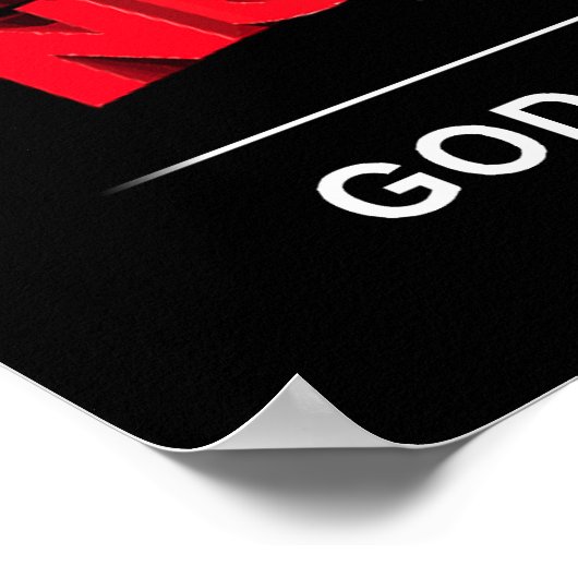 Keine Regierung der Welt Poster (Ecke)