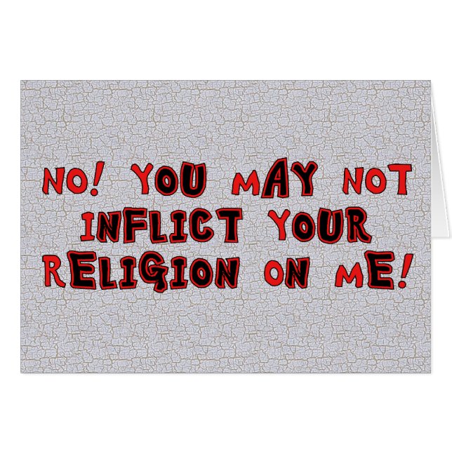 Keine Religion (Vorderseite (Horizontal))