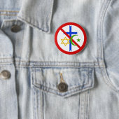 Keine Religion Button (Beispiel)