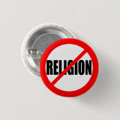 "KEINE RELIGION " BUTTON (Vorne & Hinten)