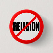 "KEINE RELIGION " BUTTON (Vorderseite)