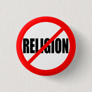 "KEINE RELIGION " BUTTON