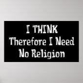 Keine Religion Poster (Vorne)