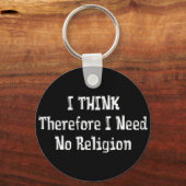 Keine Religion Schlüsselanhänger (Vorderseite)